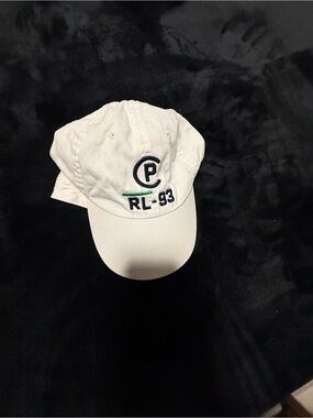Polo by Ralph Lauren White RL-93 Embroidered Logo Hat